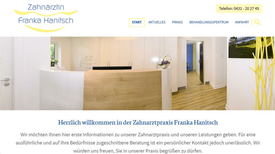 Zahnärztin Franka Hanitsch, Kiel